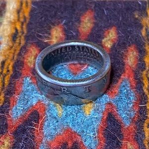 1983 Half Dollar Coin Ring